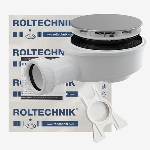ROTH nízký vaničkový sifon pr. 90 mm, chrom 8100034 Obrázek - fotka