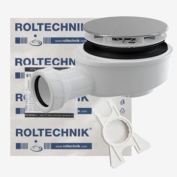ROTH nízký vaničkový sifon pr. 90 mm, chrom 8100034 Obrázek - fotka