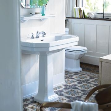 DURAVIT 1930 umyvadlo 70 cm, s otvorem pro baterii a přepadem 0438700000 Obrázek - fotka
