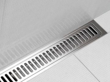 UNIDRAIN CLASSICLINE 1600 perforovaný rošt COLUMN 760 mm, kartáčovaná nerez ocel 1602.0800 Obrázek - fotka