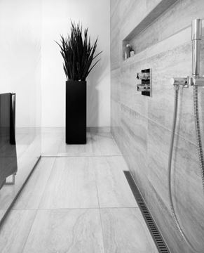 UNIDRAIN CLASSICLINE 1600 perforovaný rošt COLUMN 760 mm, kartáčovaná nerez ocel 1602.0800 Obrázek - fotka