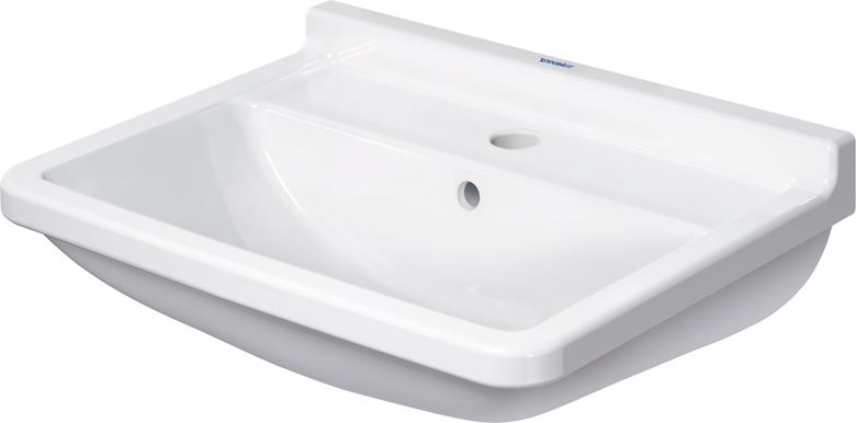 DURAVIT STARCK 3 umyvadlo 60 cm, s otvorem pro baterii a přepadem 0300600000 Obrázek - Hlavní obrázek