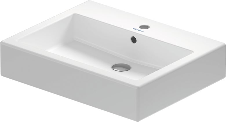 DURAVIT VERO umyvadlo 60 cm, s otvorem pro baterii a přepadem, broušené 0454600027 Obrázek - Hlavní obrázek