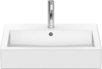 DURAVIT VERO umyvadlo 60 cm, s otvorem pro baterii a přepadem, broušené 0454600027 Obrázek - fotka