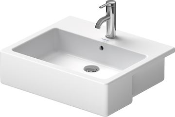DURAVIT VERO umyvadlo 55 cm, s otvorem pro baterii a přepadem