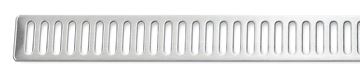 UNIDRAIN CLASSICLINE 1600 perforovaný rošt COLUMN 860 mm, kartáčovaná nerez ocel