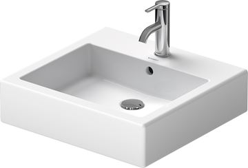 DURAVIT VERO umyvadlo 50 cm, s otvorem pro baterii a přepadem, broušené 0454500027 Obrázek - fotka