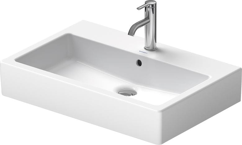DURAVIT VERO umyvadlo 70 cm, s otvorem pro baterii a přepadem 0454700000 Obrázek - fotka