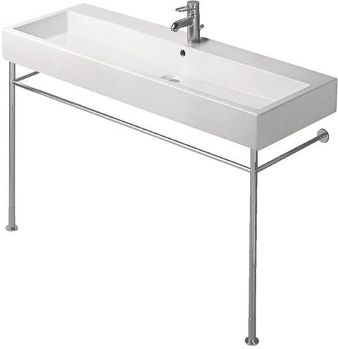 DURAVIT VERO umyvadlo 120 cm, s otvorem pro baterii a přepadem 0454120000 Obrázek - fotka