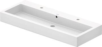 DURAVIT VERO umyvadlo 120 cm, se 2 otvory pro baterie a přepadem