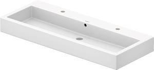 DURAVIT VERO umyvadlo 120 cm, se 2 otvory pro baterie a přepadem, broušené