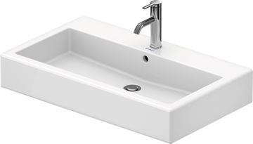 DURAVIT VERO umyvadlo 80 cm, s otvorem pro baterii a přepadem, broušené 0454800027 Obrázek - fotka