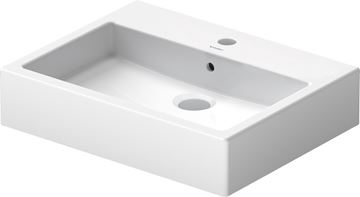 DURAVIT VERO umyvadlo na desku 59,5 cm, s otvorem pro baterii a přepadem, broušené