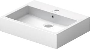 DURAVIT VERO umyvadlo na desku 59,5 cm, s otvorem pro baterii a přepadem, broušené