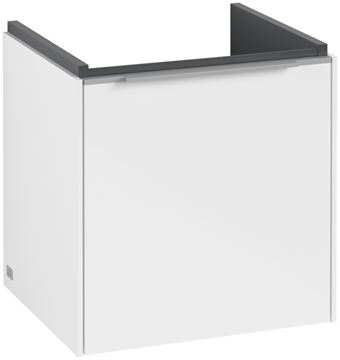 VILLEROY & BOCH VERITY EXCLUSIVE skříňka pod umývátko 42,3x37,8x42,9 cm, 1 dvířka, panty vlevo, Brillant White
