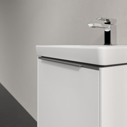 VILLEROY & BOCH VERITY EXCLUSIVE skříňka pod umývátko 42,3x37,8x42,9 cm, 1 dvířka, panty vlevo, Brillant White A87900VE Obrázek - fotka