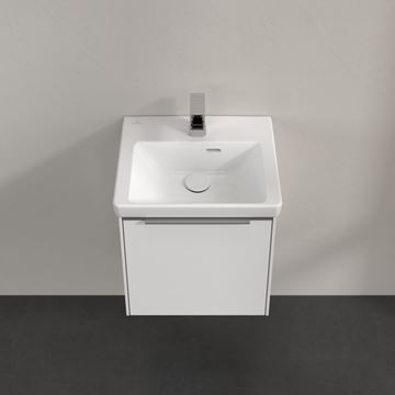VILLEROY & BOCH VERITY EXCLUSIVE skříňka pod umývátko 42,3x37,8x42,9 cm, 1 dvířka, panty vlevo, Brillant White A87900VE Obrázek - fotka