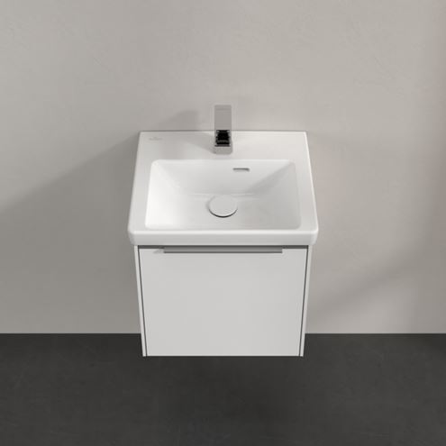 VILLEROY & BOCH VERITY EXCLUSIVE skříňka pod umývátko 42,3x37,8x42,9 cm, 1 dvířka, panty vlevo, Brillant White A87900VE Obrázek - fotka
