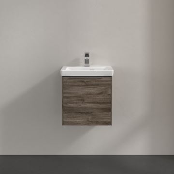 VILLEROY & BOCH VERITY EXCLUSIVE skříňka pod umývátko 42,3x37,8x42,9 cm, 1 dvířka, panty vlevo, Oak Stone A87900RK Obrázek - fotka