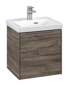 VILLEROY & BOCH VERITY EXCLUSIVE skříňka pod umývátko 42,3x37,8x42,9 cm, 1 dvířka, panty vlevo, Oak Stone A87900RK Obrázek - fotka