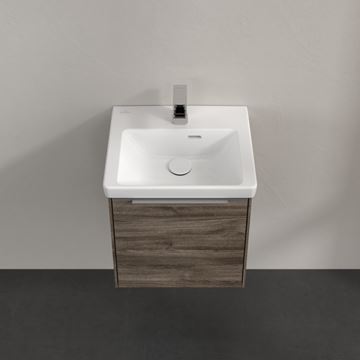 VILLEROY & BOCH VERITY EXCLUSIVE skříňka pod umývátko 42,3x37,8x42,9 cm, 1 dvířka, panty vpravo, Oak Stone A87800RK Obrázek - fotka