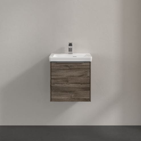 VILLEROY & BOCH VERITY EXCLUSIVE skříňka pod umývátko 42,3x37,8x42,9 cm, 1 dvířka, panty vpravo, Oak Stone A87800RK Obrázek - fotka