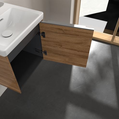 VILLEROY & BOCH VERITY EXCLUSIVE skříňka pod umývátko 42,3x37,8x42,9 cm, 1 dvířka, panty vpravo, Oak Kansas A87800RH Obrázek - fotka