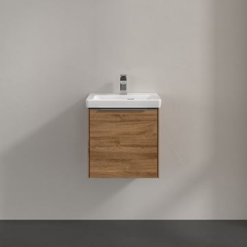 VILLEROY & BOCH VERITY EXCLUSIVE skříňka pod umývátko 42,3x37,8x42,9 cm, 1 dvířka, panty vpravo, Oak Kansas A87800RH Obrázek - fotka