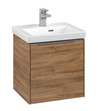 VILLEROY & BOCH VERITY EXCLUSIVE skříňka pod umývátko 42,3x37,8x42,9 cm, 1 dvířka, panty vpravo, Oak Kansas A87800RH Obrázek - fotka
