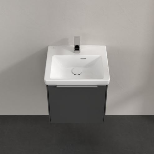 VILLEROY & BOCH VERITY EXCLUSIVE skříňka pod umývátko 42,3x37,8x42,9 cm, 1 dvířka, panty vpravo, Graphite A87800VR Obrázek - fotka