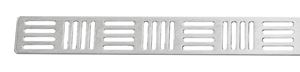UNIDRAIN CLASSICLINE 1600 perforovaný rošt INCA 760 mm, kartáčovaná nerez ocel