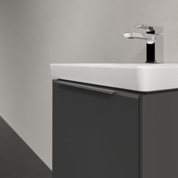 VILLEROY & BOCH VERITY EXCLUSIVE skříňka pod umývátko 42,3x37,8x42,9 cm, 1 dvířka, panty vpravo, Graphite A87800VR Obrázek - fotka