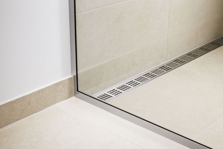 UNIDRAIN CLASSICLINE 1600 perforovaný rošt INCA 760 mm, kartáčovaná nerez ocel 1603.0800 Obrázek - fotka