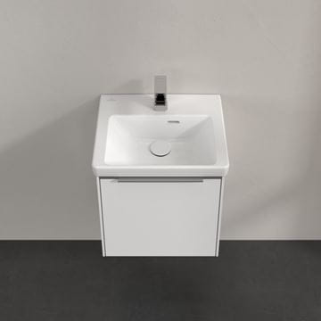 VILLEROY & BOCH VERITY EXCLUSIVE skříňka pod umývátko 42,3x37,8x42,9 cm, 1 dvířka, panty vpravo, Brillant White A87800VE Obrázek - fotka