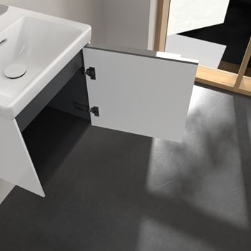 VILLEROY & BOCH VERITY EXCLUSIVE skříňka pod umývátko 42,3x37,8x42,9 cm, 1 dvířka, panty vpravo, Brillant White A87800VE Obrázek - fotka