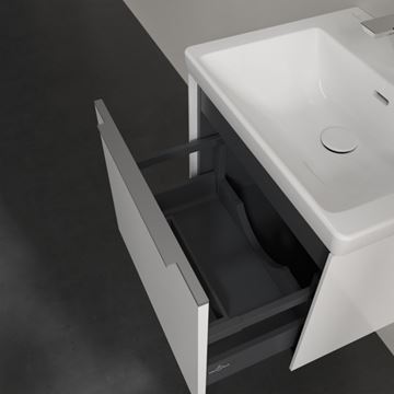 VILLEROY & BOCH VERITY EXCLUSIVE skříňka pod umyvadlo 52,3x44,8x42,9 cm, 1 zásuvka, Brillant White A69500VE Obrázek - fotka