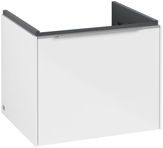 VILLEROY & BOCH VERITY EXCLUSIVE skříňka pod umyvadlo 52,3x44,8x42,9 cm, 1 zásuvka, Brillant White A69500VE Obrázek - Hlavní obrázek