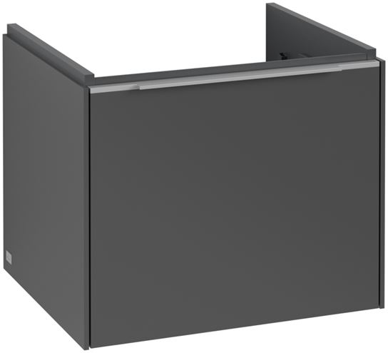 VILLEROY & BOCH VERITY EXCLUSIVE skříňka pod umyvadlo 52,3x44,8x42,9 cm, 1 zásuvka, Graphite A69500VR Obrázek - Hlavní obrázek