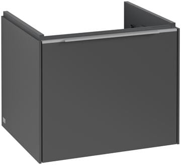 VILLEROY & BOCH VERITY EXCLUSIVE skříňka pod umyvadlo 52,3x44,8x42,9 cm, 1 zásuvka, Graphite