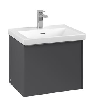 VILLEROY & BOCH VERITY EXCLUSIVE skříňka pod umyvadlo 52,3x44,8x42,9 cm, 1 zásuvka, Graphite A69500VR Obrázek - fotka