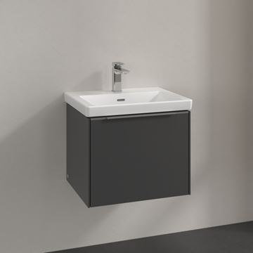 VILLEROY & BOCH VERITY EXCLUSIVE skříňka pod umyvadlo 52,3x44,8x42,9 cm, 1 zásuvka, Graphite A69500VR Obrázek - fotka
