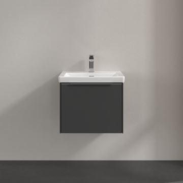 VILLEROY & BOCH VERITY EXCLUSIVE skříňka pod umyvadlo 52,3x44,8x42,9 cm, 1 zásuvka, Graphite A69500VR Obrázek - fotka