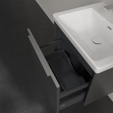 VILLEROY & BOCH VERITY EXCLUSIVE skříňka pod umyvadlo 52,3x44,8x42,9 cm, 1 zásuvka, Graphite A69500VR Obrázek - fotka