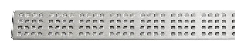 UNIDRAIN CLASSICLINE 1600 perforovaný rošt SQUARE 1160 mm, kartáčovaná nerez ocel 1604.1200 Obrázek - Hlavní obrázek