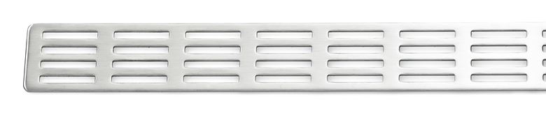 UNIDRAIN CLASSICLINE 1600 perforovaný rošt STRIPE 280 mm, kartáčovaná nerez ocel 1605.0300 Obrázek - Hlavní obrázek