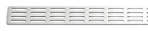 UNIDRAIN CLASSICLINE 1600 perforovaný rošt STRIPE 660 mm, kartáčovaná nerez ocel