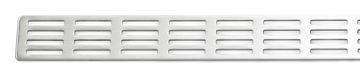 UNIDRAIN CLASSICLINE 1600 perforovaný rošt STRIPE 860 mm, kartáčovaná nerez ocel