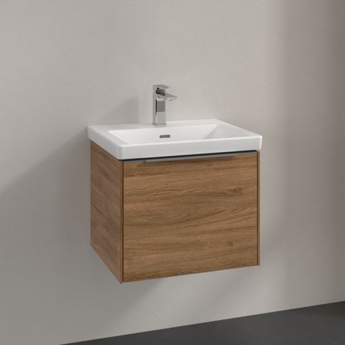 VILLEROY & BOCH VERITY EXCLUSIVE skříňka pod umyvadlo 52,3x44,8x42,9 cm, 1 zásuvka, Oak Kansas A69500RH Obrázek - fotka