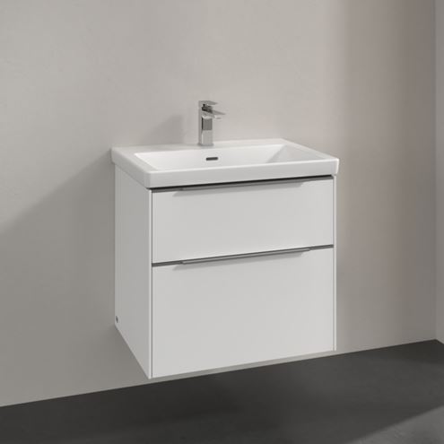 VILLEROY & BOCH VERITY EXCLUSIVE skříňka pod umyvadlo 62,2x47,8x57,6 cm, 2 zásuvky, Brillant White A69300VE Obrázek - fotka