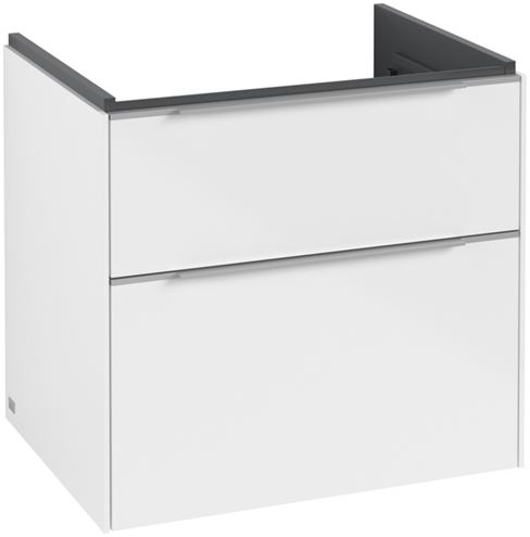 VILLEROY & BOCH VERITY EXCLUSIVE skříňka pod umyvadlo 62,2x47,8x57,6 cm, 2 zásuvky, Brillant White A69300VE Obrázek - Hlavní obrázek